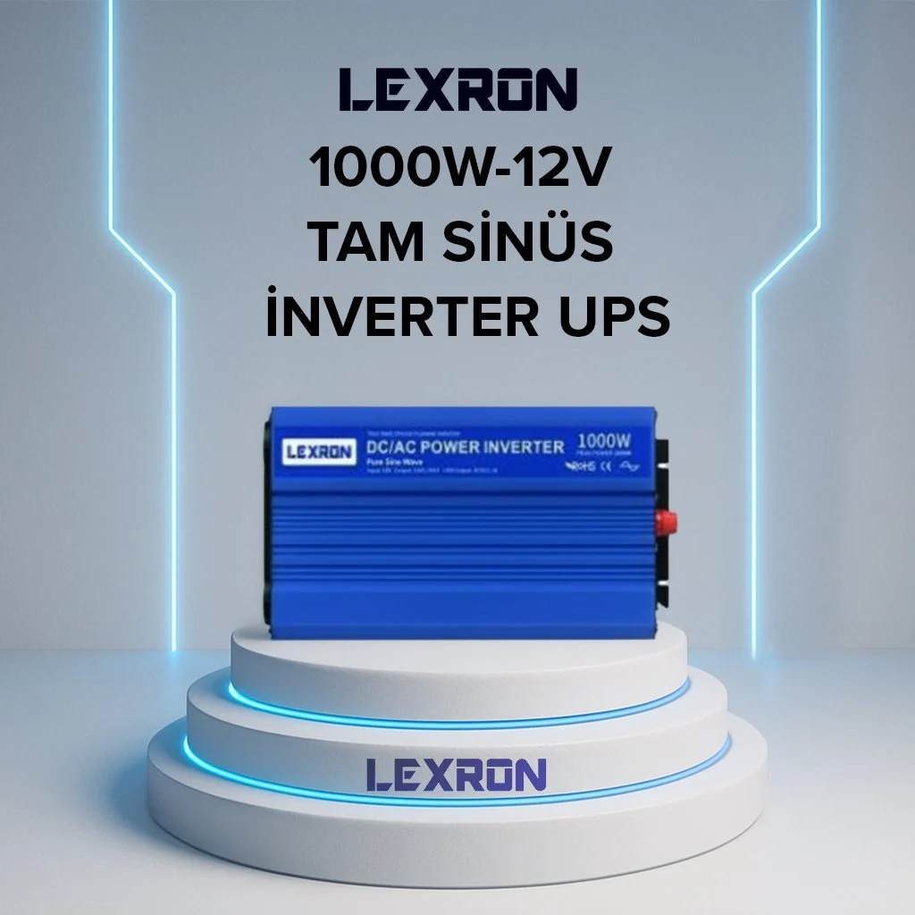 1000W-12V TAM SİNÜS İNVERTER (UPS)