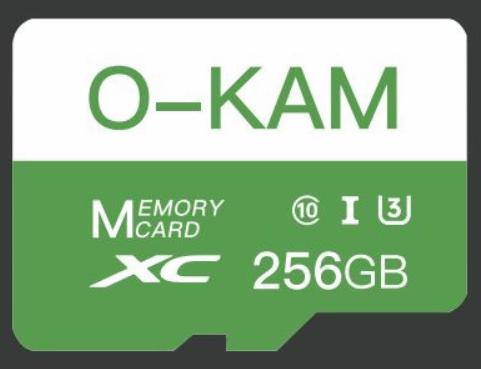 O-KAM Micro SD 256GB Class 10 U3