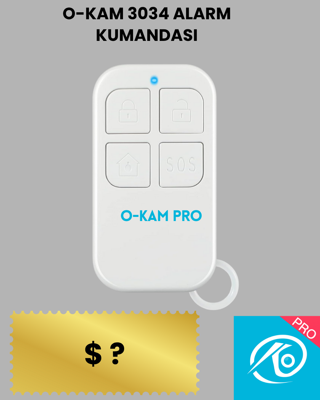 O-KAM 3034 Alarm Kumandası