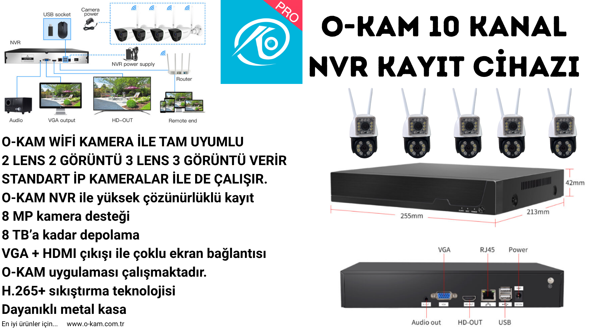 O-KAM 4010 10CH NVR