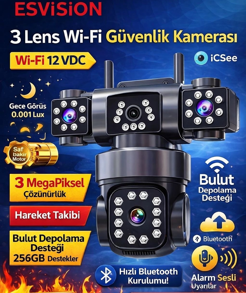 ES-9002 WiFi 3 Lens Esvision – O-KAM