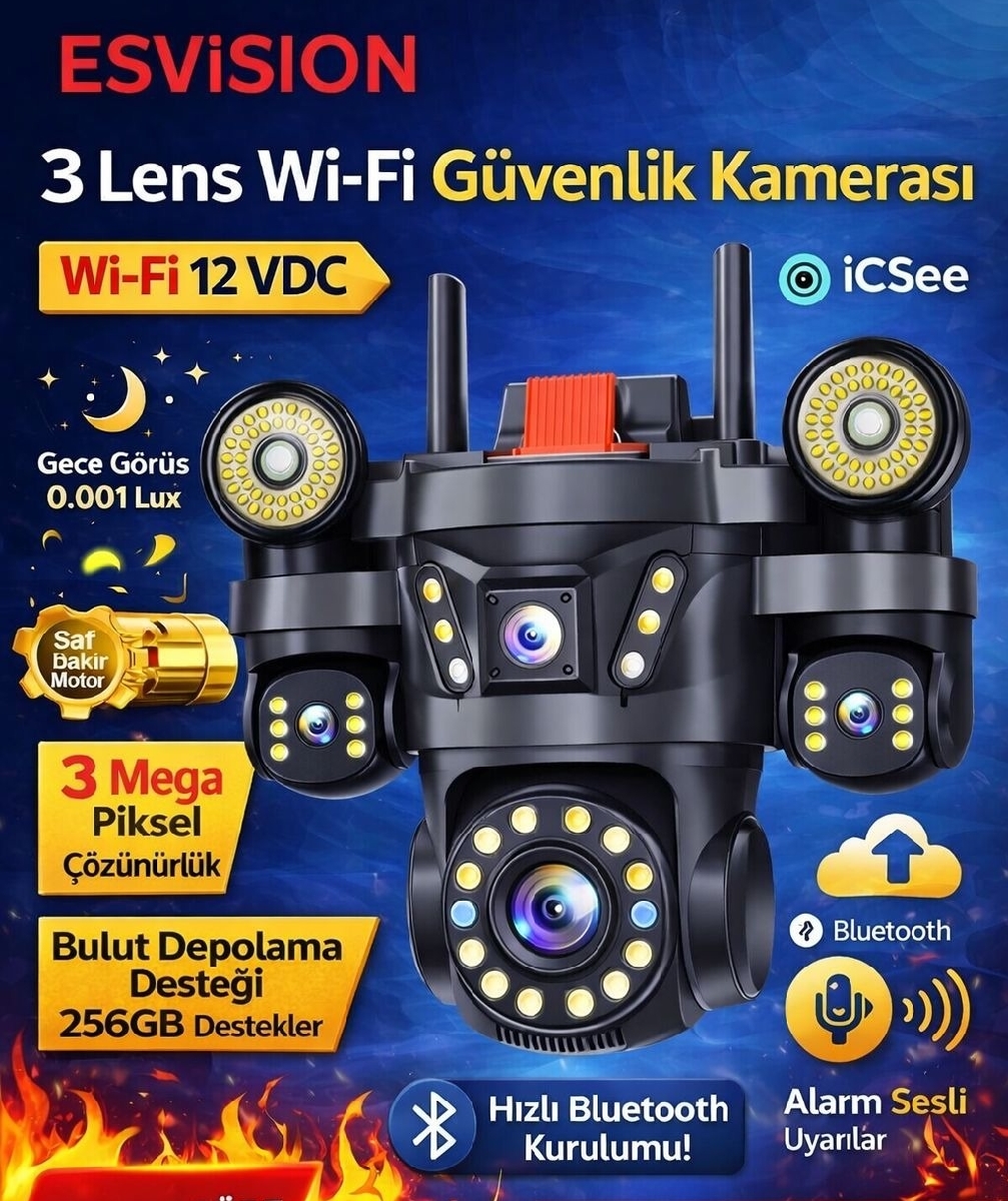 ES-9003 WiFi 3 Lens Esvision – O-KAM