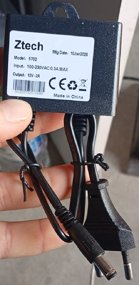 ZTECH-5702 Outdoor Adaptör 2A