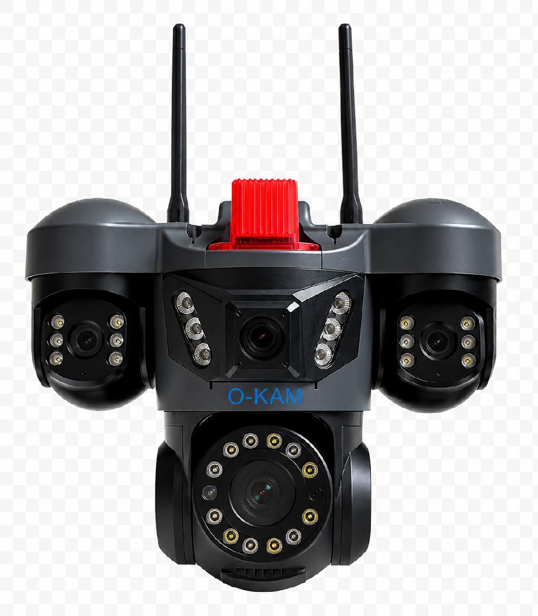 OK-207 PlusW 3MP 4 Lens WiFi Çakarlı