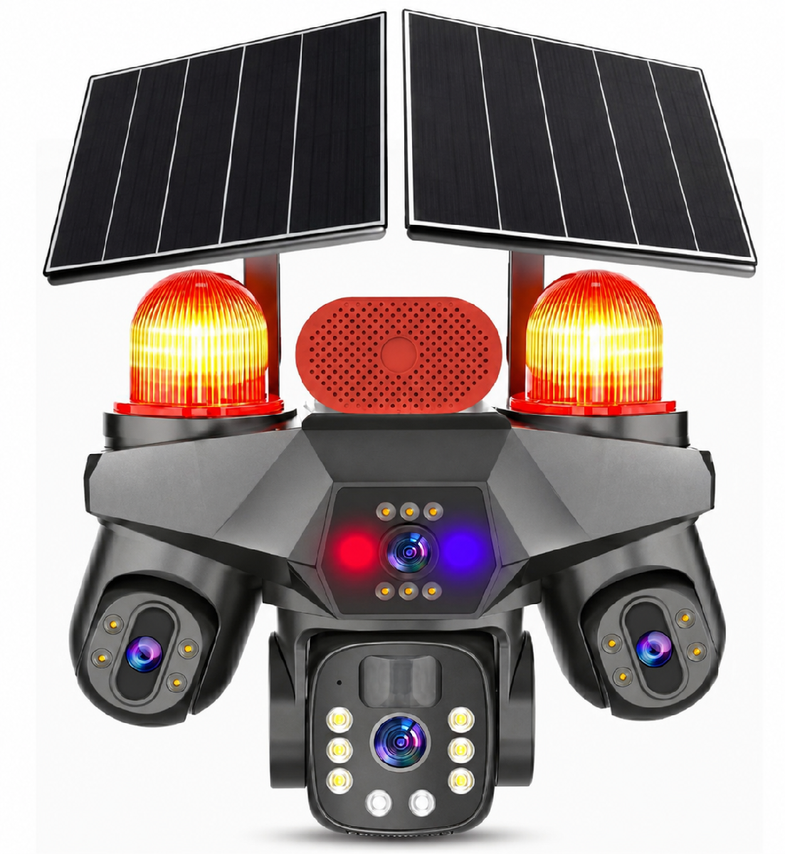 ES-7030 4 Lens AOV Çift Panel Çakarlı 4G