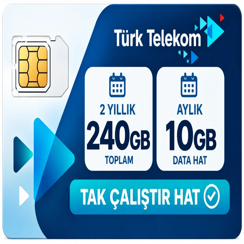 Türk Telekom M2M-IoT 2 Yıllık 240GB